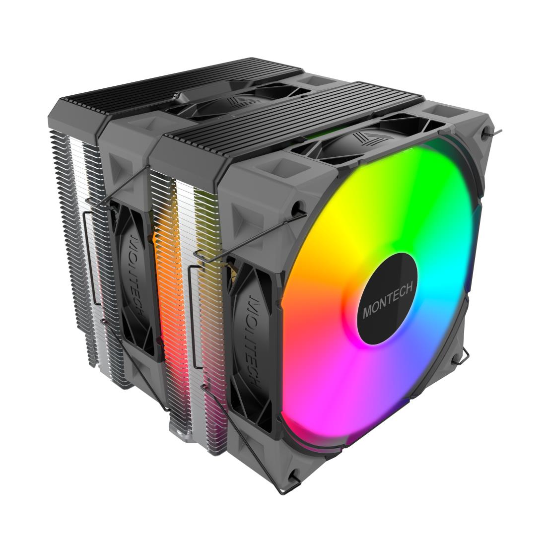 Montech NX600 ARGB (B) universāls procesora dzesētājs, melns