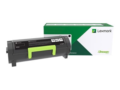 Oriģinālā Lexmark 56F2000 atgriešanas programmas tonera kasetne, melna