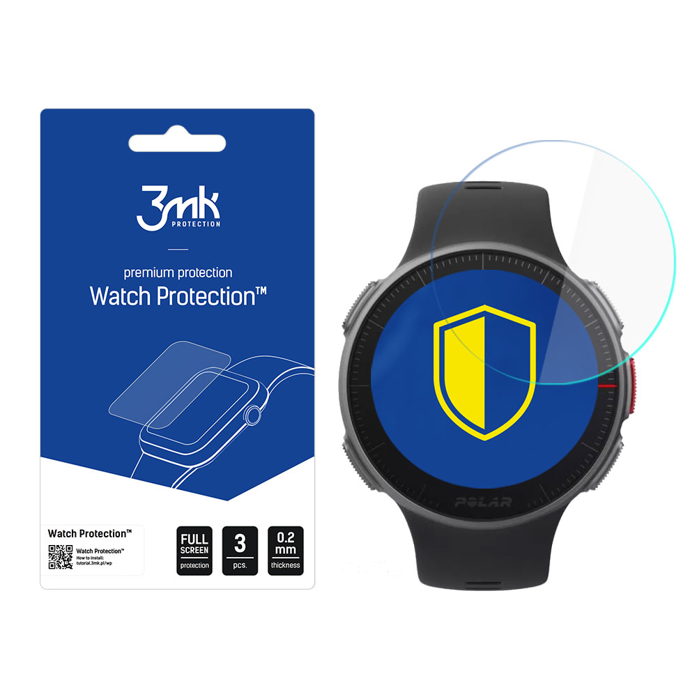 3mk Watch Protection FlexibleGlass – viedpulksteņa ekrāna aizsargs modelim Polar Vantage V
