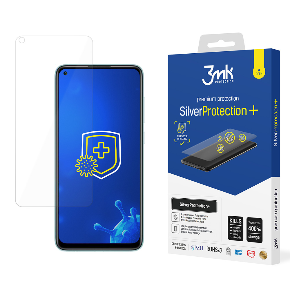 3mk SilverProtection+ – tālruņa ekrāna aizsargs modelim XI Redmi Note 9/Redmi 10x 4G B
