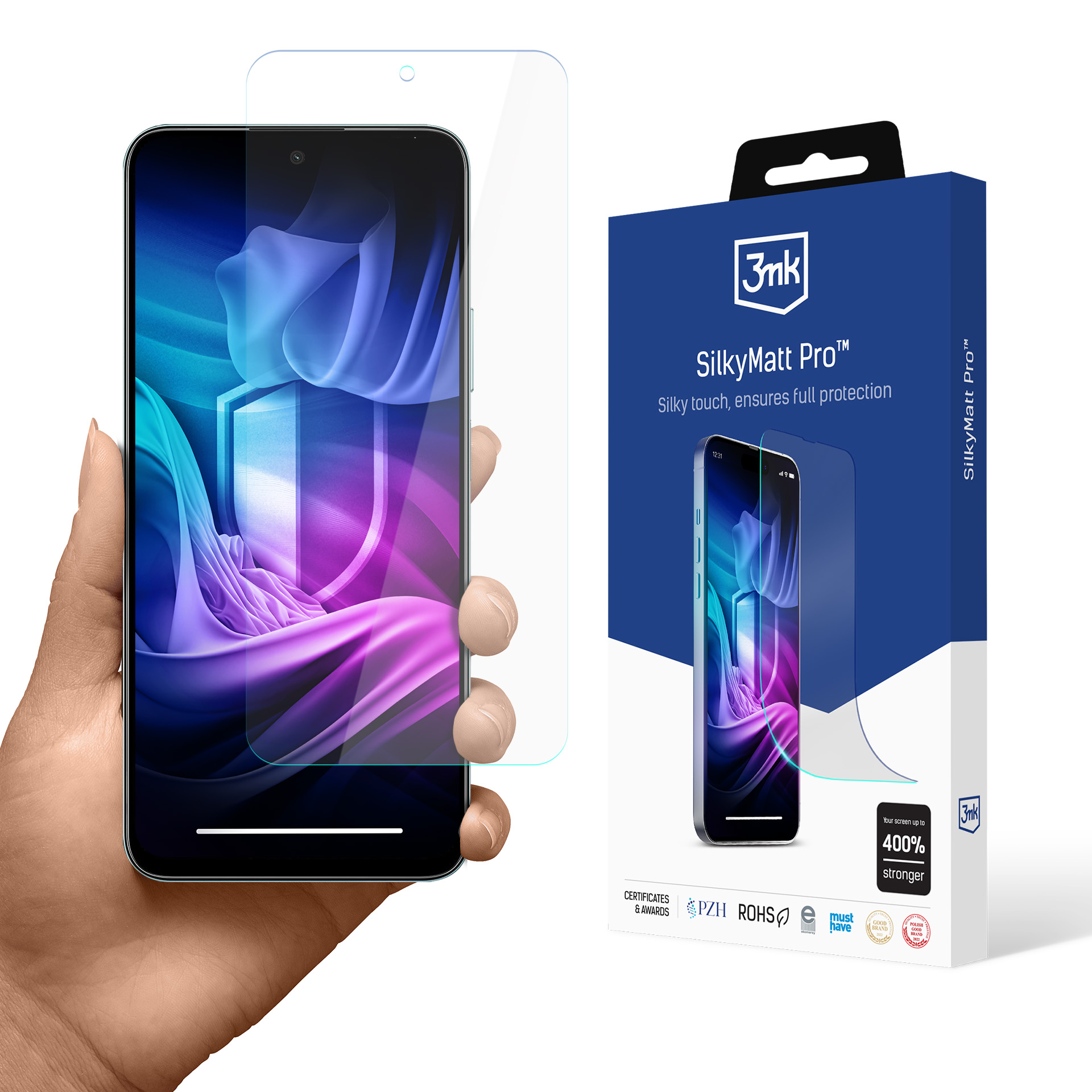 3mk Silky Matt Pro – tālruņa ekrāna aizsargs modelim Honor 90 Smart