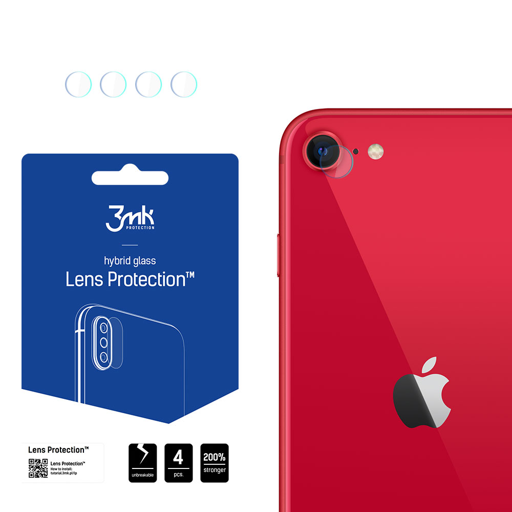 3mk Lens Protection – kameras objektīva aizsargs modelim Apple iPhone SE 2020/2022