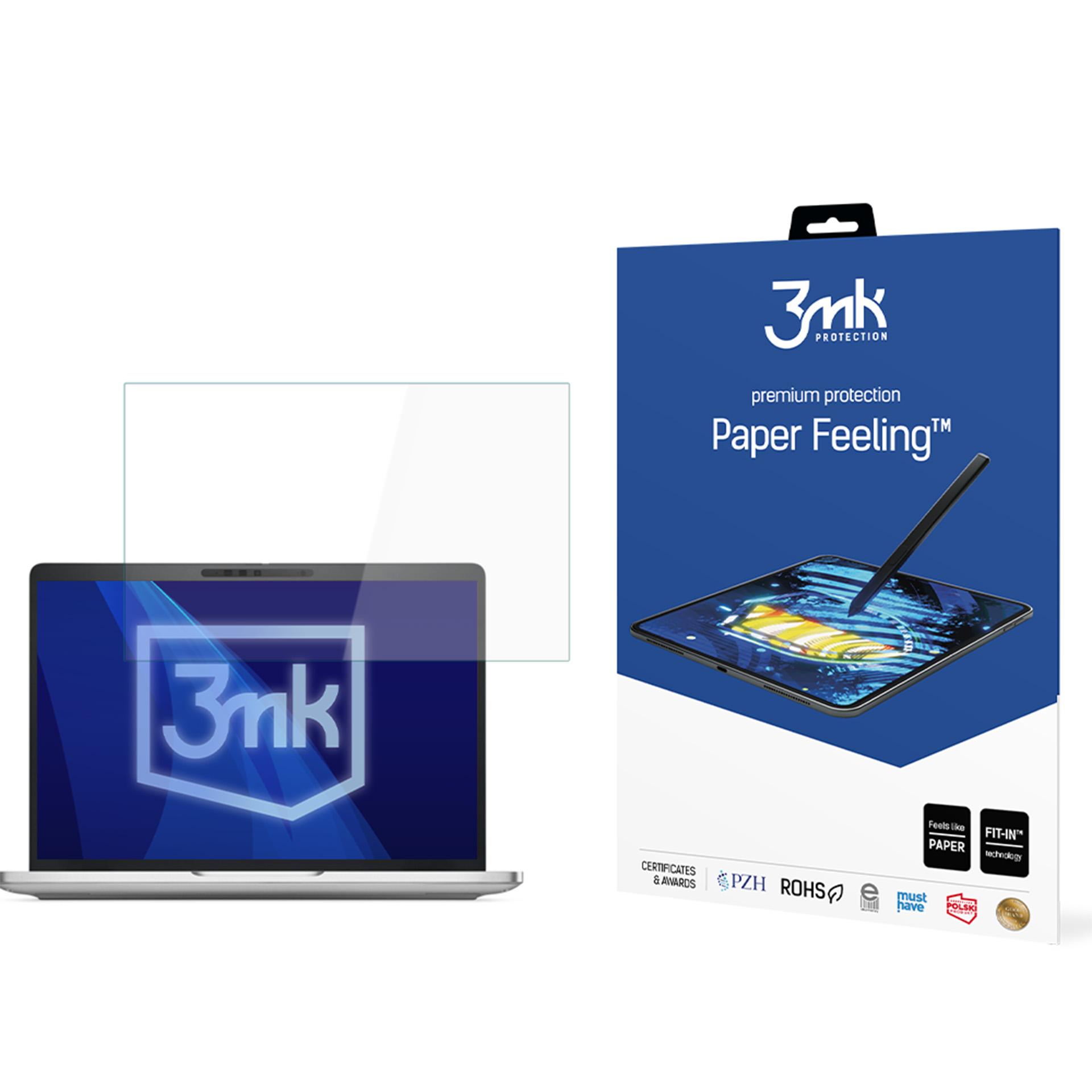 3mk Paper Feeling (līdz 15") – datora ekrāna aizsargs modelim Dell Pro 13 Plus (Notebook)