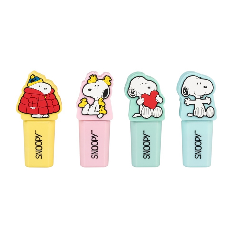 Snoopy – 4 krāsu marķieru komplekts