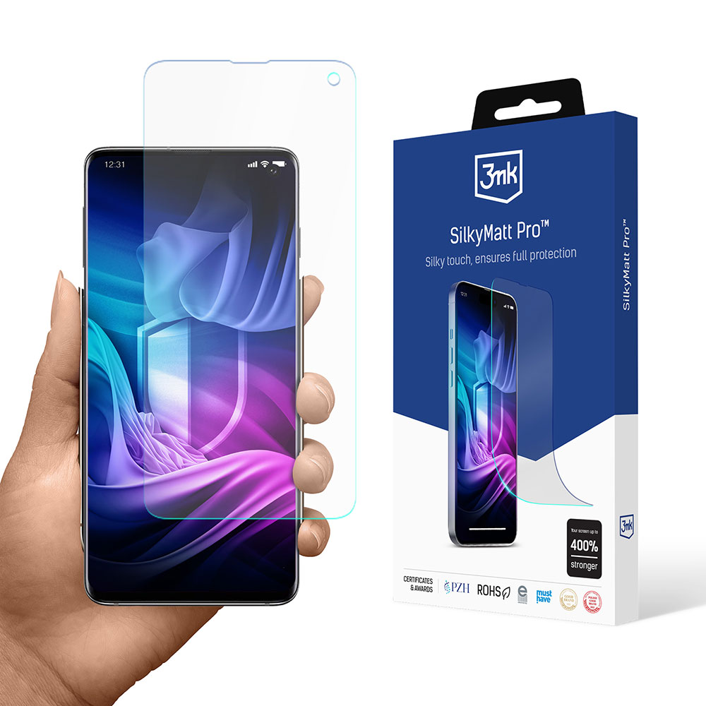 3mk Silky Matt Pro – tālruņa ekrāna aizsargs modelim Samsung Galaxy S10