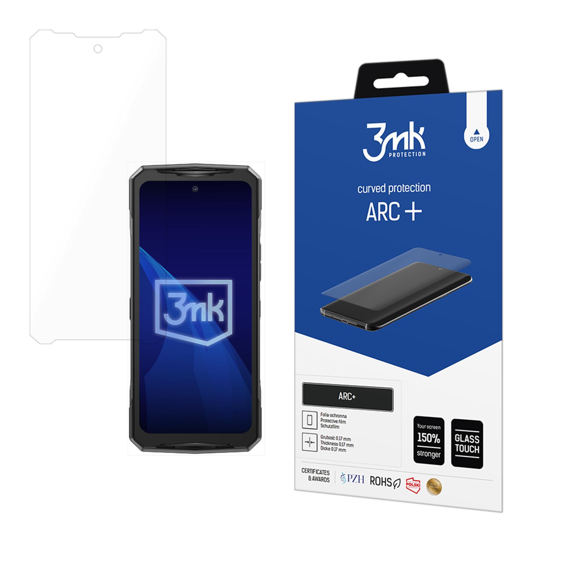 3mk ARC+ – tālruņa ekrāna aizsargs modelim Doogee V40 Pro