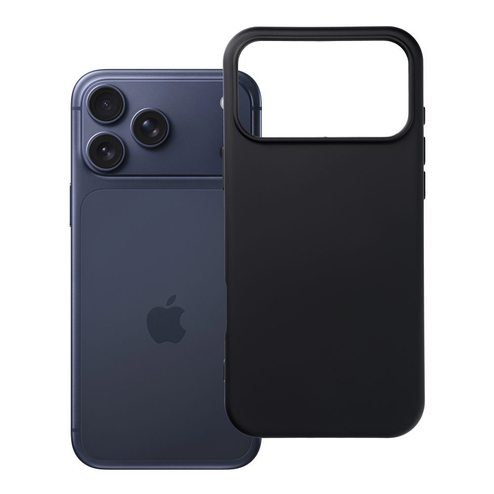 Aizsargvāciņš ierīcei iPhone 18 Pro / 17 Pro: Silicone, krāsa – melna