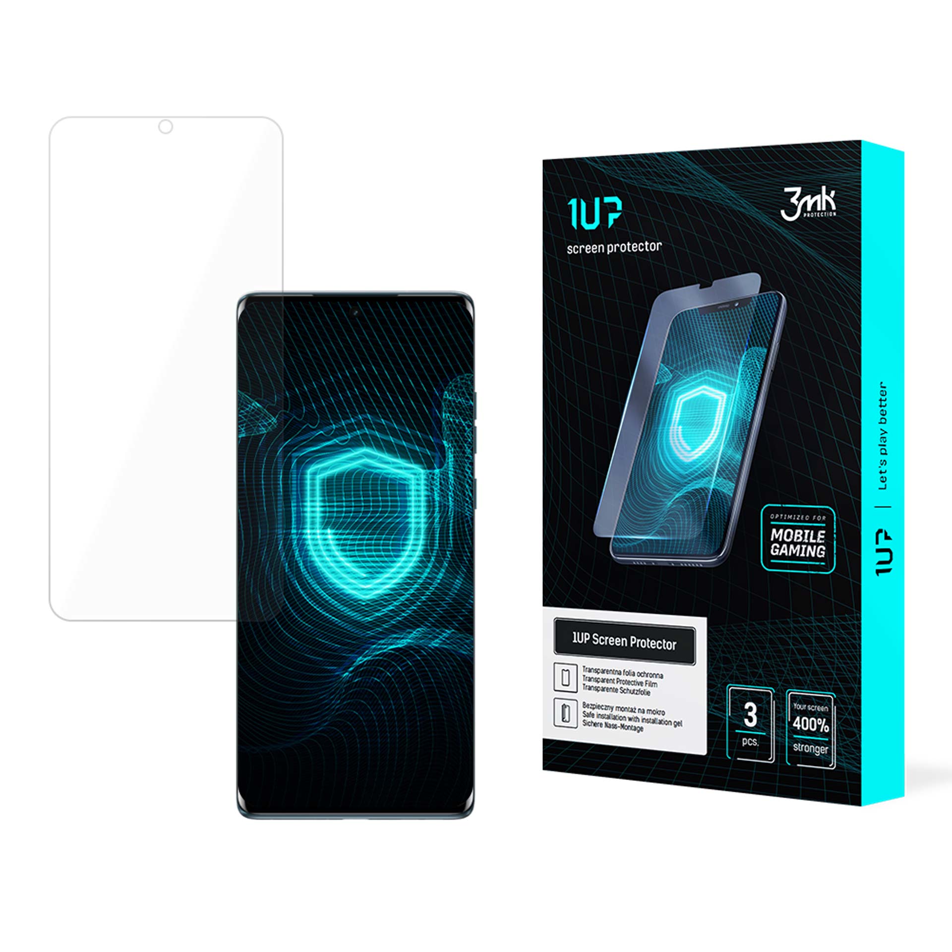 3mk 1UP – tālruņa ekrāna aizsargs modelim Motorola Edge 50 Fusion