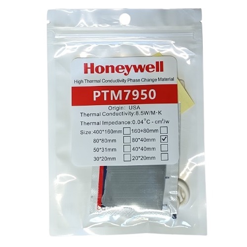 Termiskais paliktnis HONEYWELL PTM7950 40x80x0.2mm