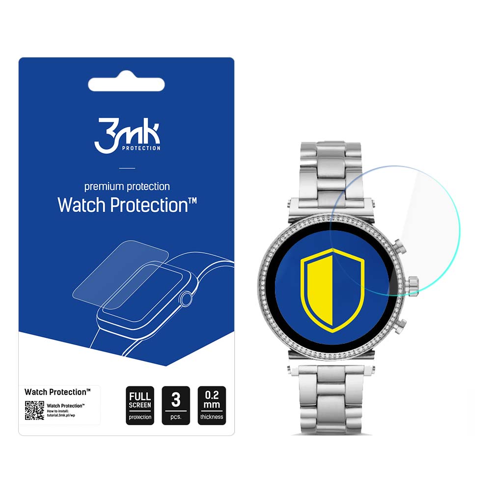 3mk Watch Protection FlexibleGlass – viedpulksteņa ekrāna aizsargs modelim Michael Kors Sofie MKT5061