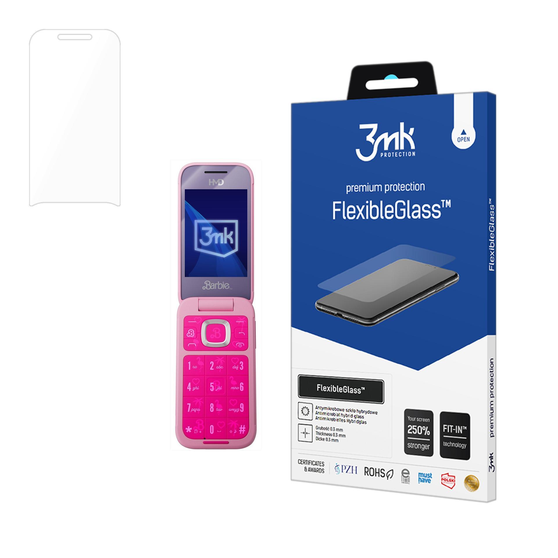 3mk FlexibleGlass – tālruņa ekrāna aizsargs modelim HMD Barbie Phone