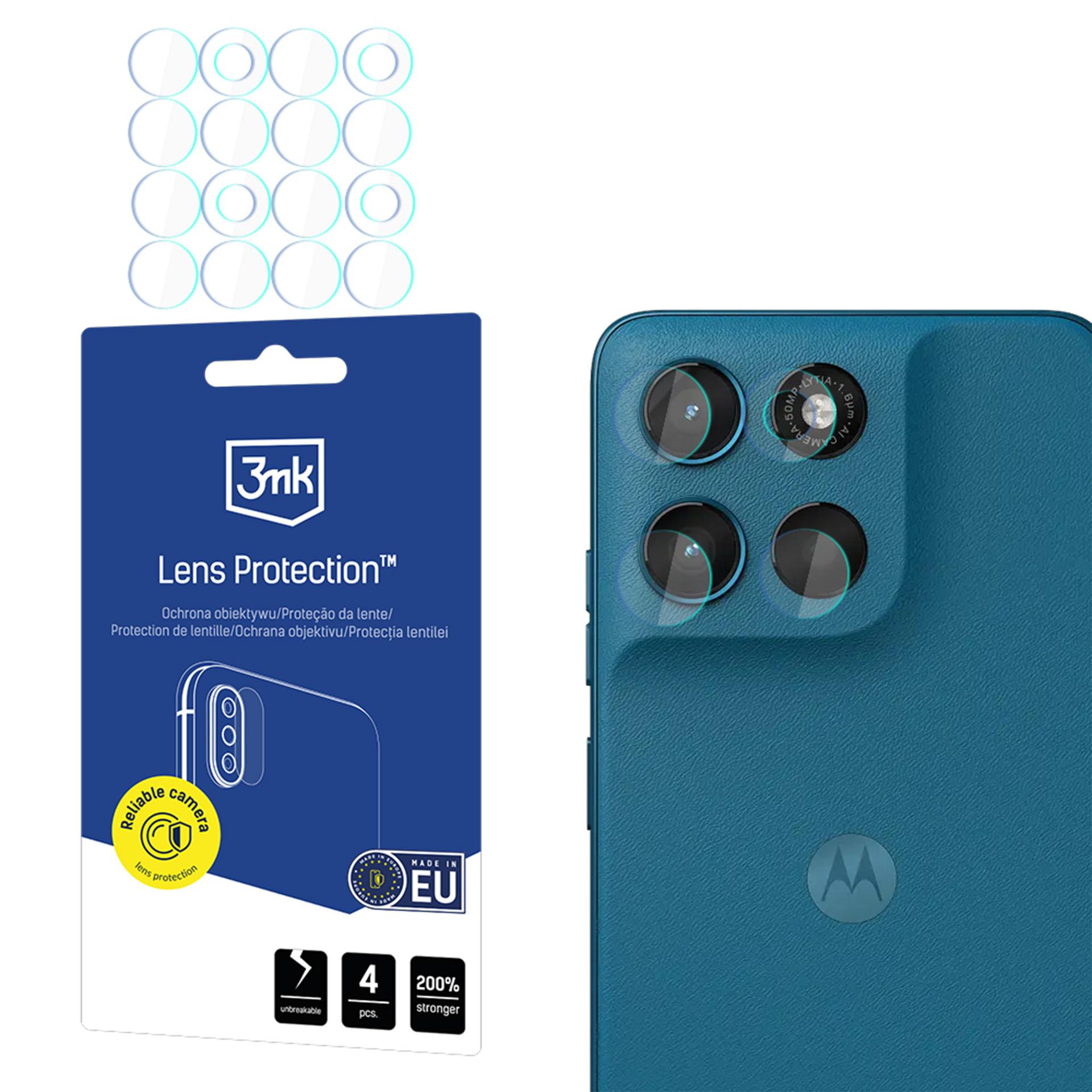 3mk Lens Protection – kameras objektīva aizsargs modelim Motorola Moto G57 Power