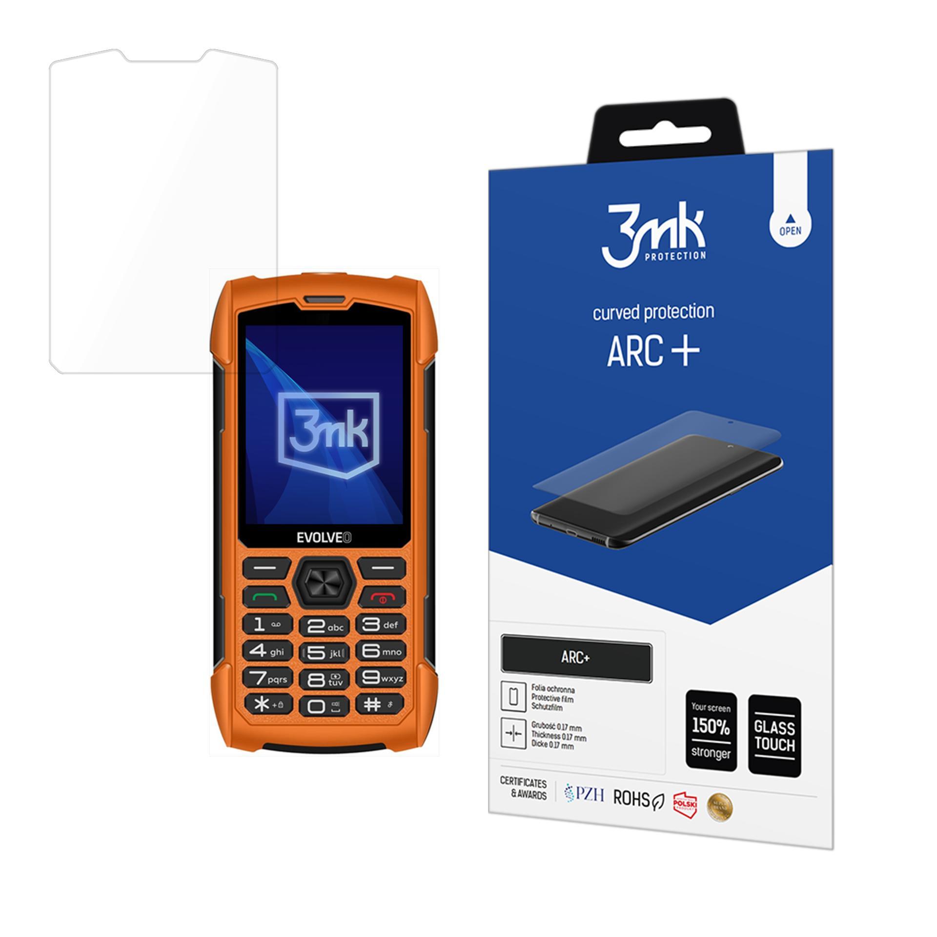 3mk ARC+ – tālruņa ekrāna aizsargs modelim Evolveo StrongPhone H1