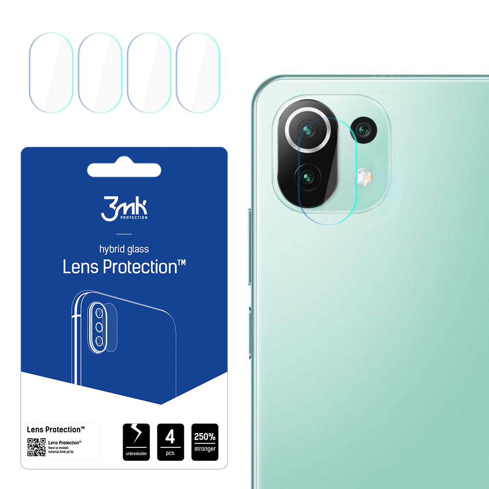 3mk Lens Protection – kameras objektīva aizsargs modelim Xiaomi Mi 11 Lite 4G/5G/11 Lite 5G NE
