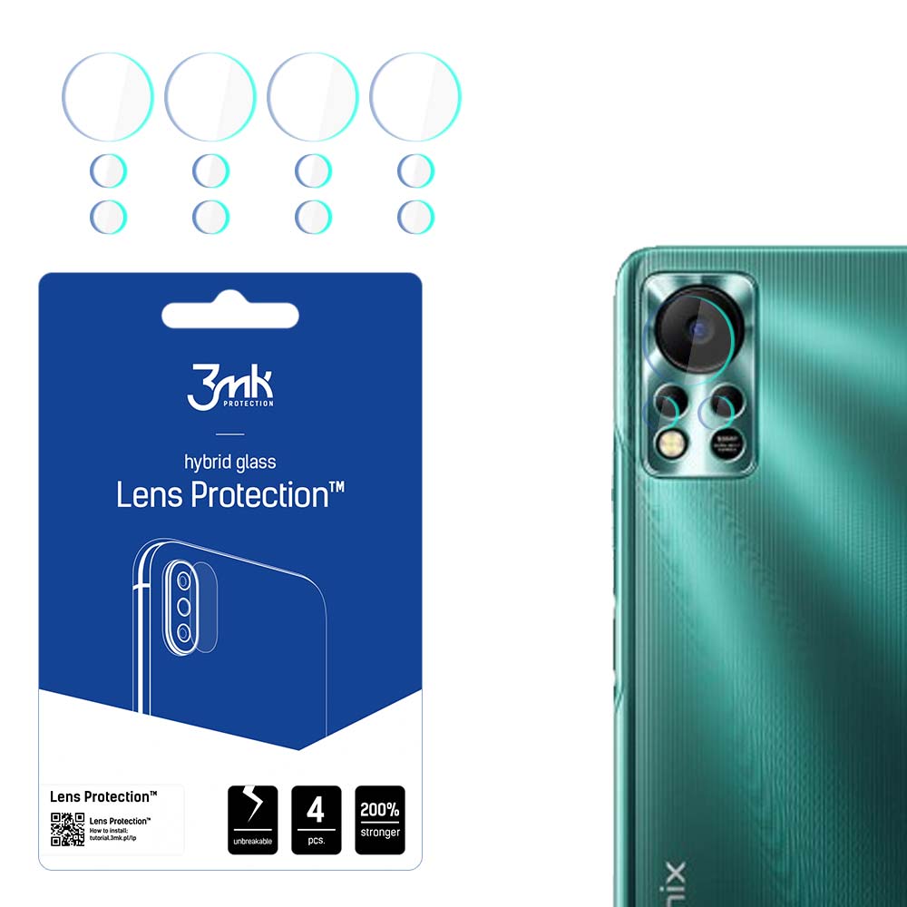 3mk Lens Protection – kameras objektīva aizsargs modelim Infinix Hot 11s NFC