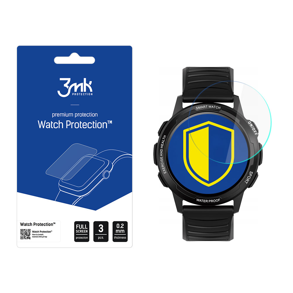 3mk Watch Protection FlexibleGlass – viedpulksteņa ekrāna aizsargs modelim Bemi Tracker