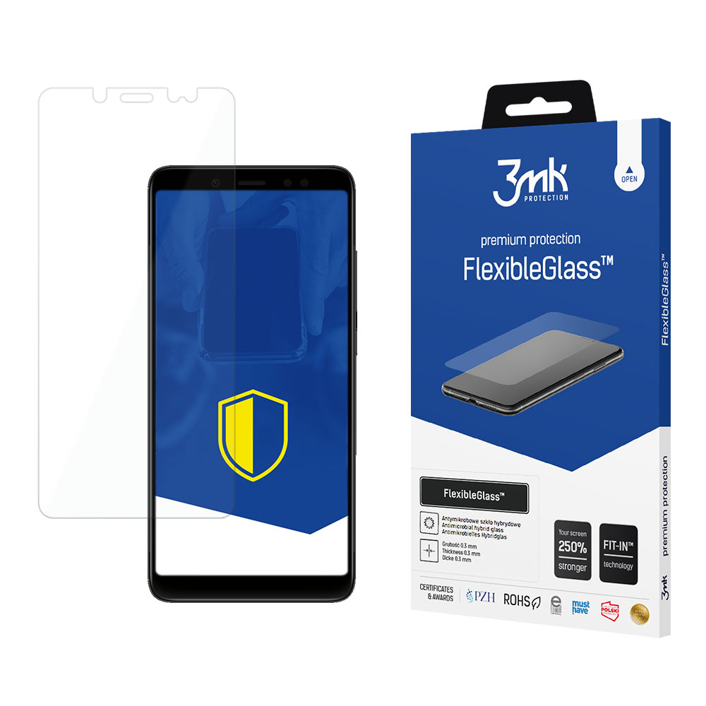 3mk FlexibleGlass – tālruņa ekrāna aizsargs modelim Xiaomi Redmi Note 5 Pro