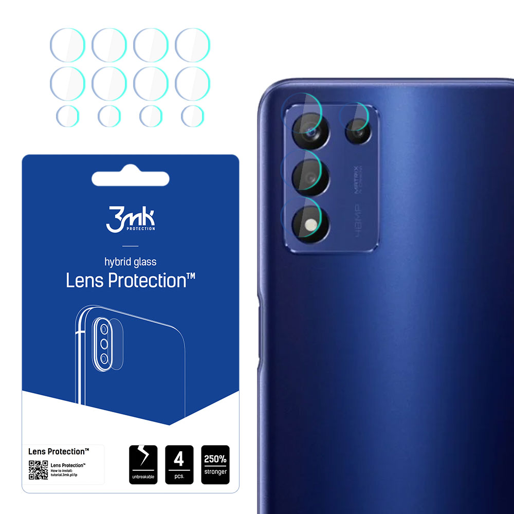 3mk Lens Protection – kameras objektīva aizsargs modelim Realme Q3s