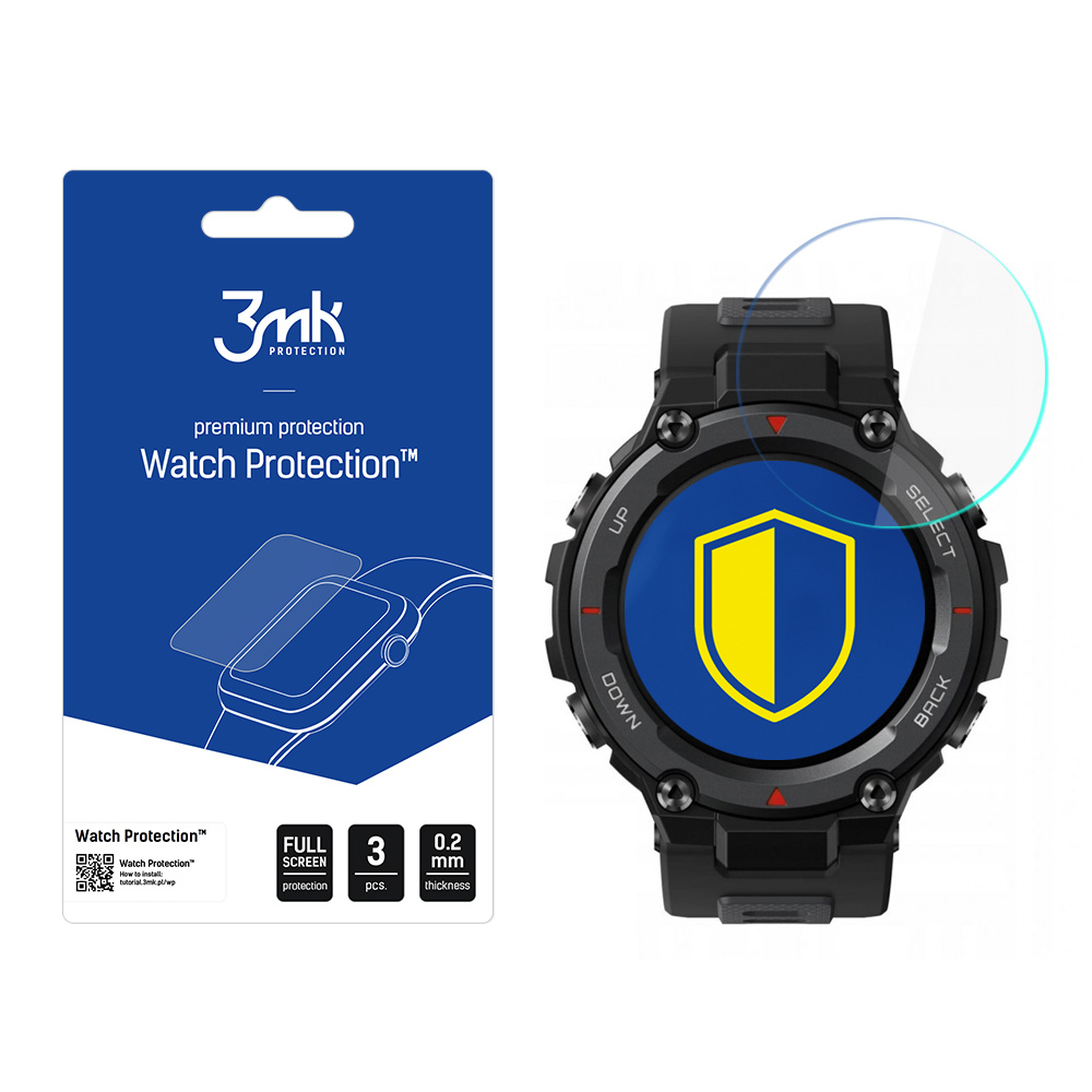 3mk Watch Protection FlexibleGlass – viedpulksteņa ekrāna aizsargs modelim Xiaomi Amazfit T-Rex Pro