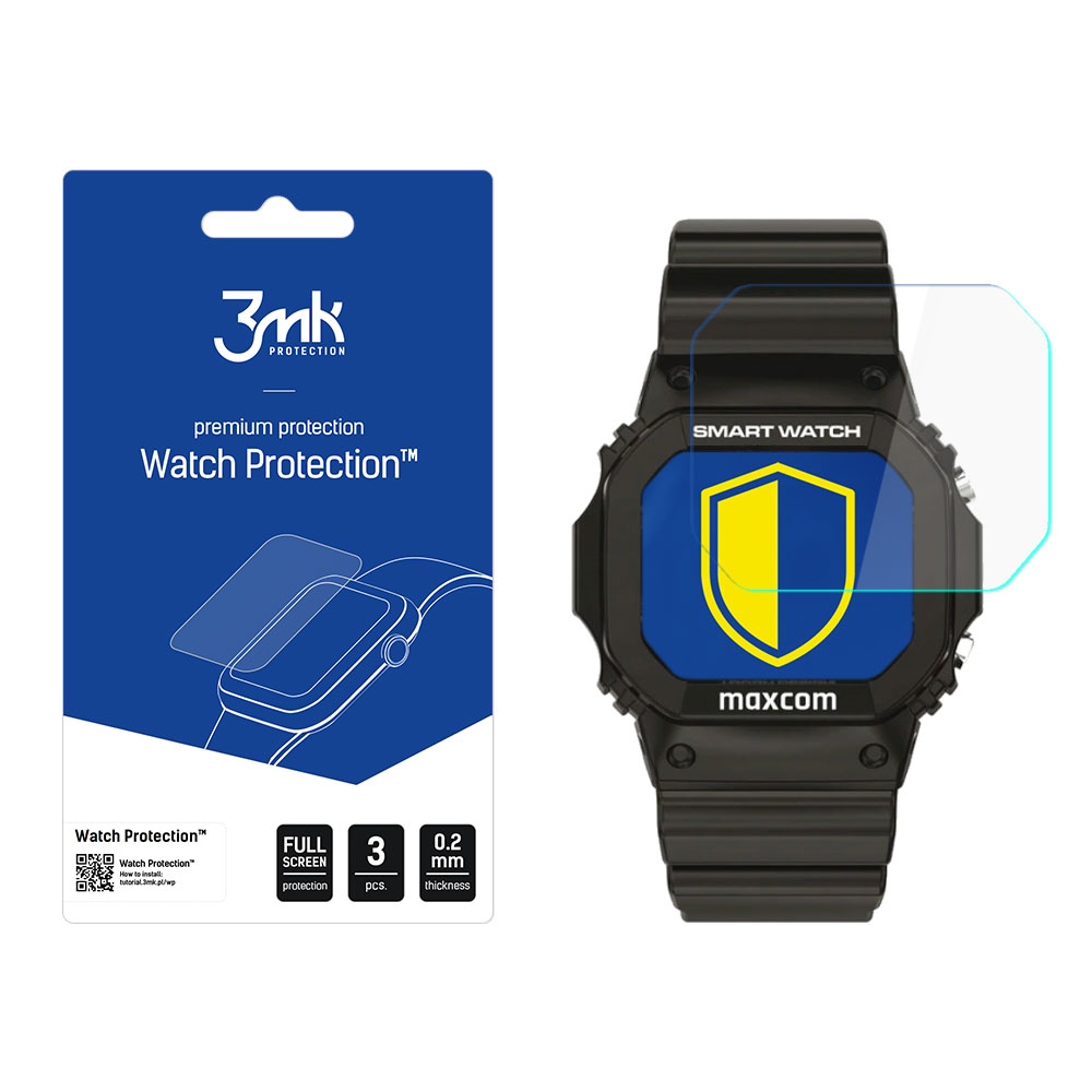 3mk Watch Protection FlexibleGlass – viedpulksteņa ekrāna aizsargs modelim MAXCOM Fit FW22