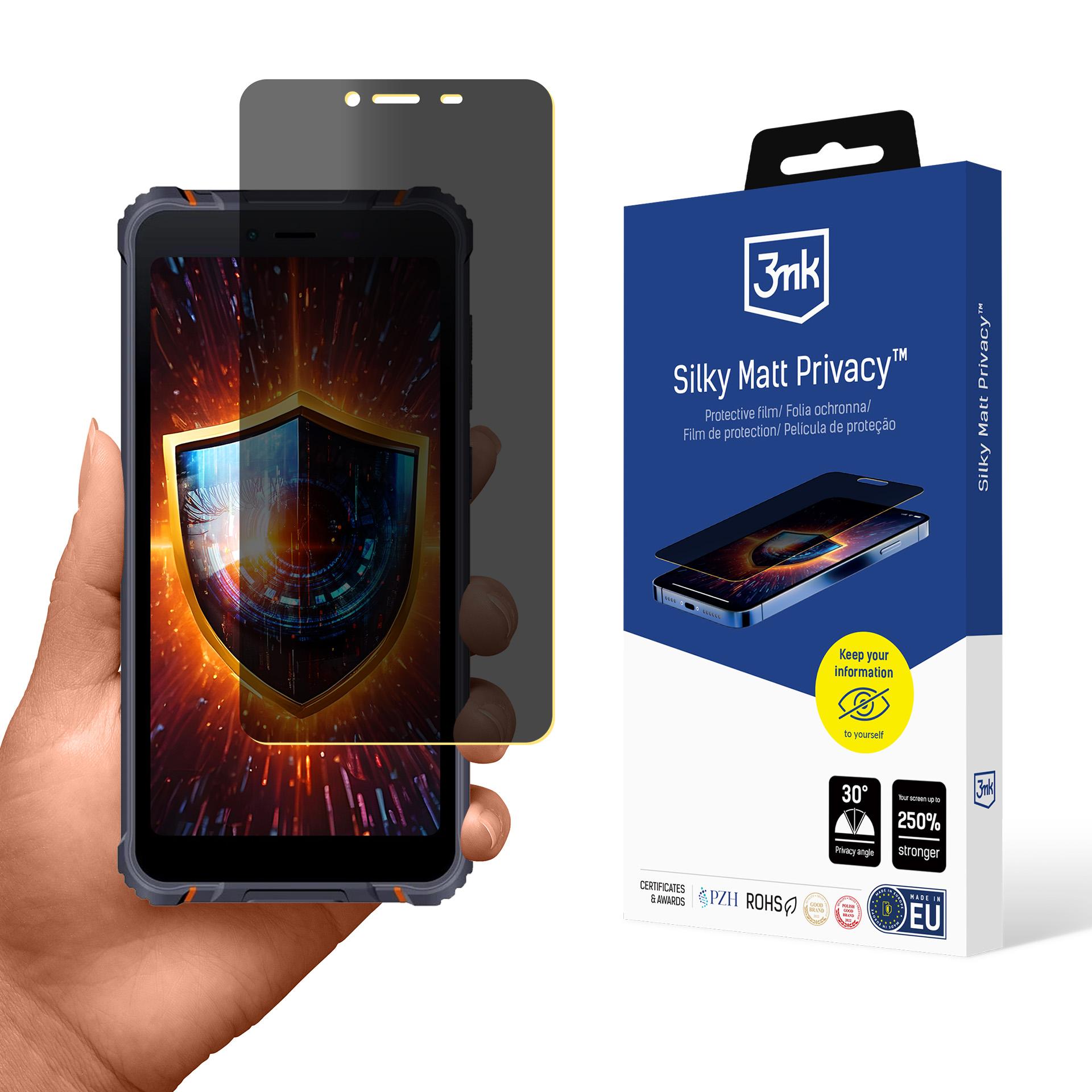 3mk Silky Matt Privacy – privātuma ekrāna aizsargs modelim Aligator RX850