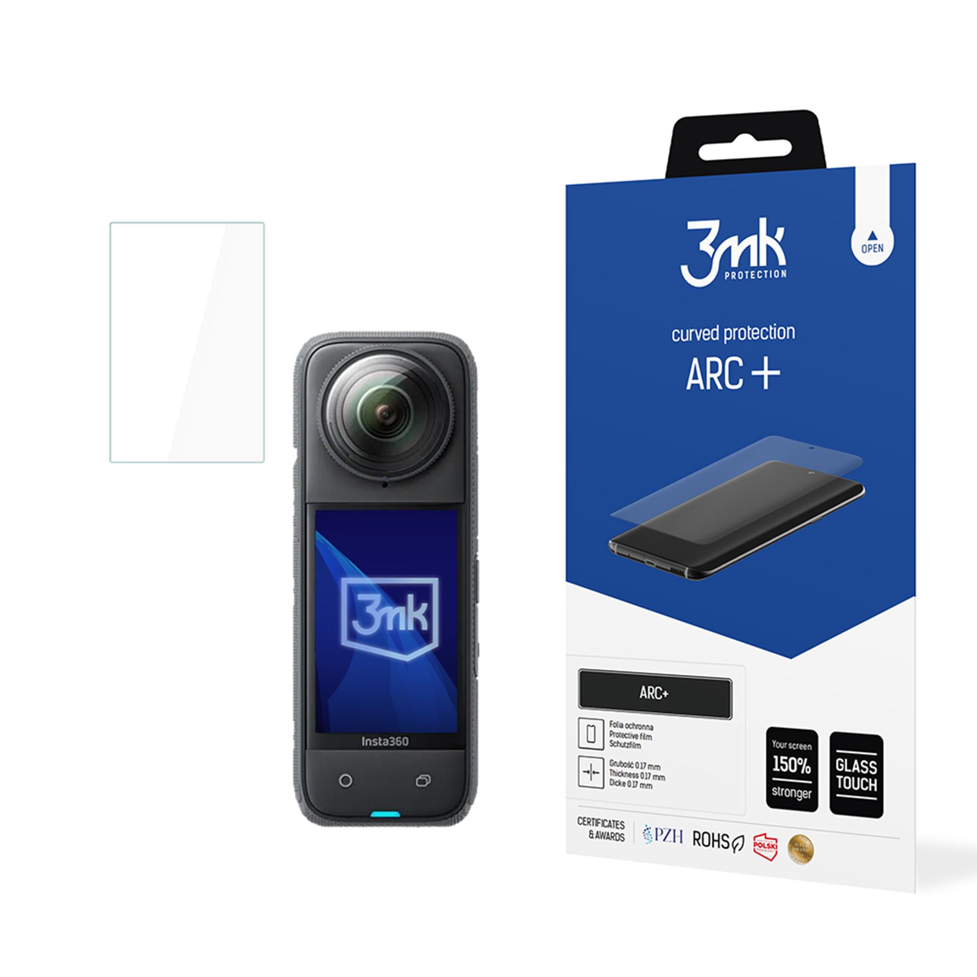 3mk ARC+ – tālruņa ekrāna aizsargs modelim Insta360 X4