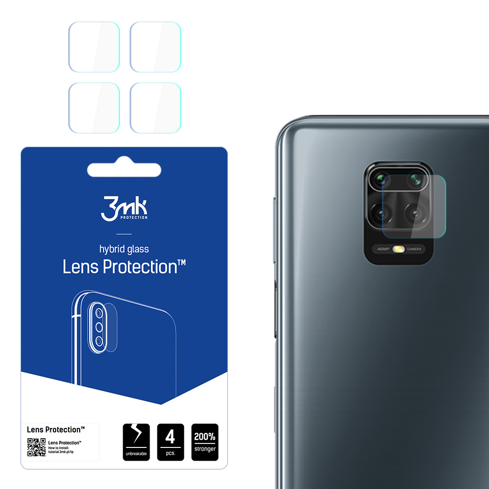 3mk Lens Protection – kameras objektīva aizsargs modelim Xiaomi Redmi Note 9S