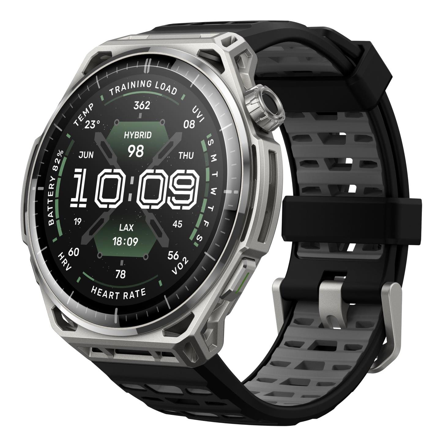 Amazfit Balance 3 W2677GL3N viedpulkstenis, tērauda krāsā