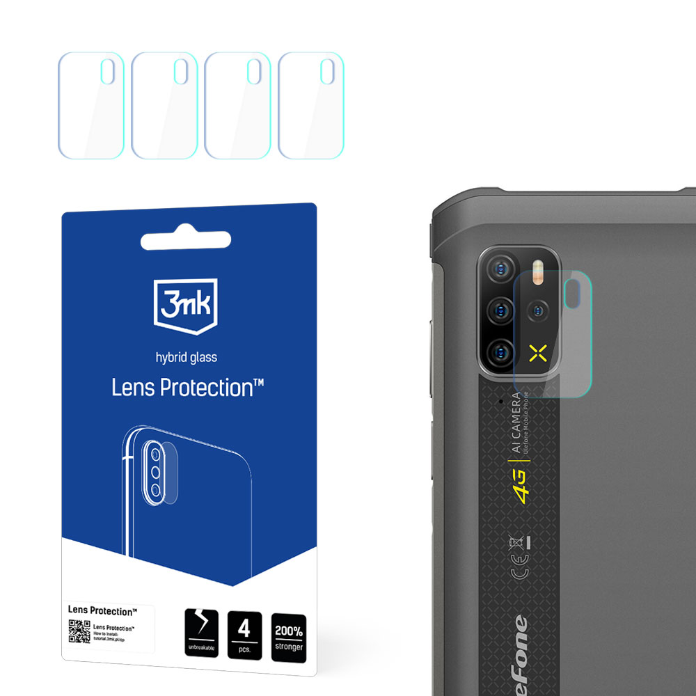 3mk Lens Protection – kameras objektīva aizsargs modelim Ulefone Armor 12S