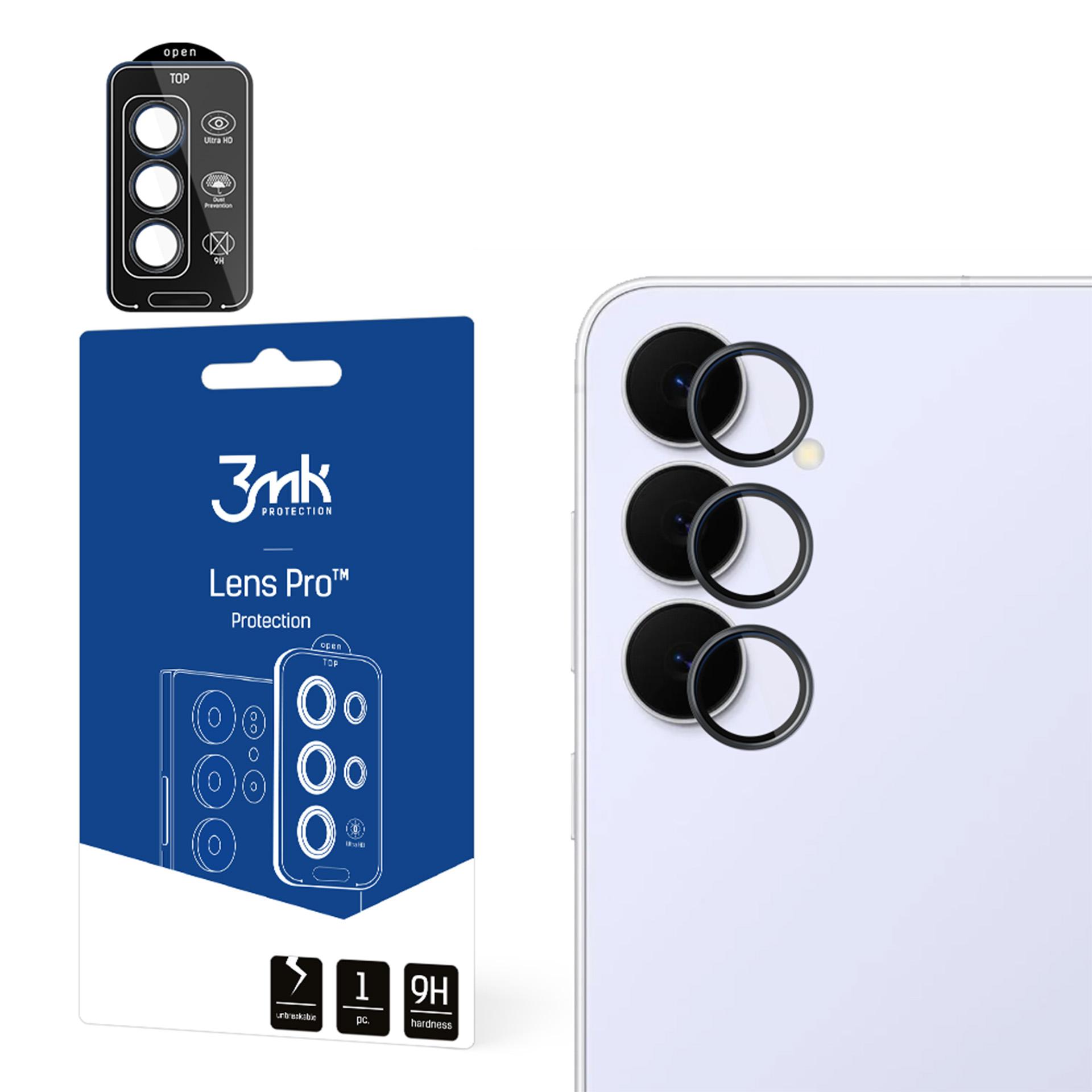 3mk objektīva aizsargstikls Pro Camera Glass priekš Samsung Galaxy S25 FE - Melns