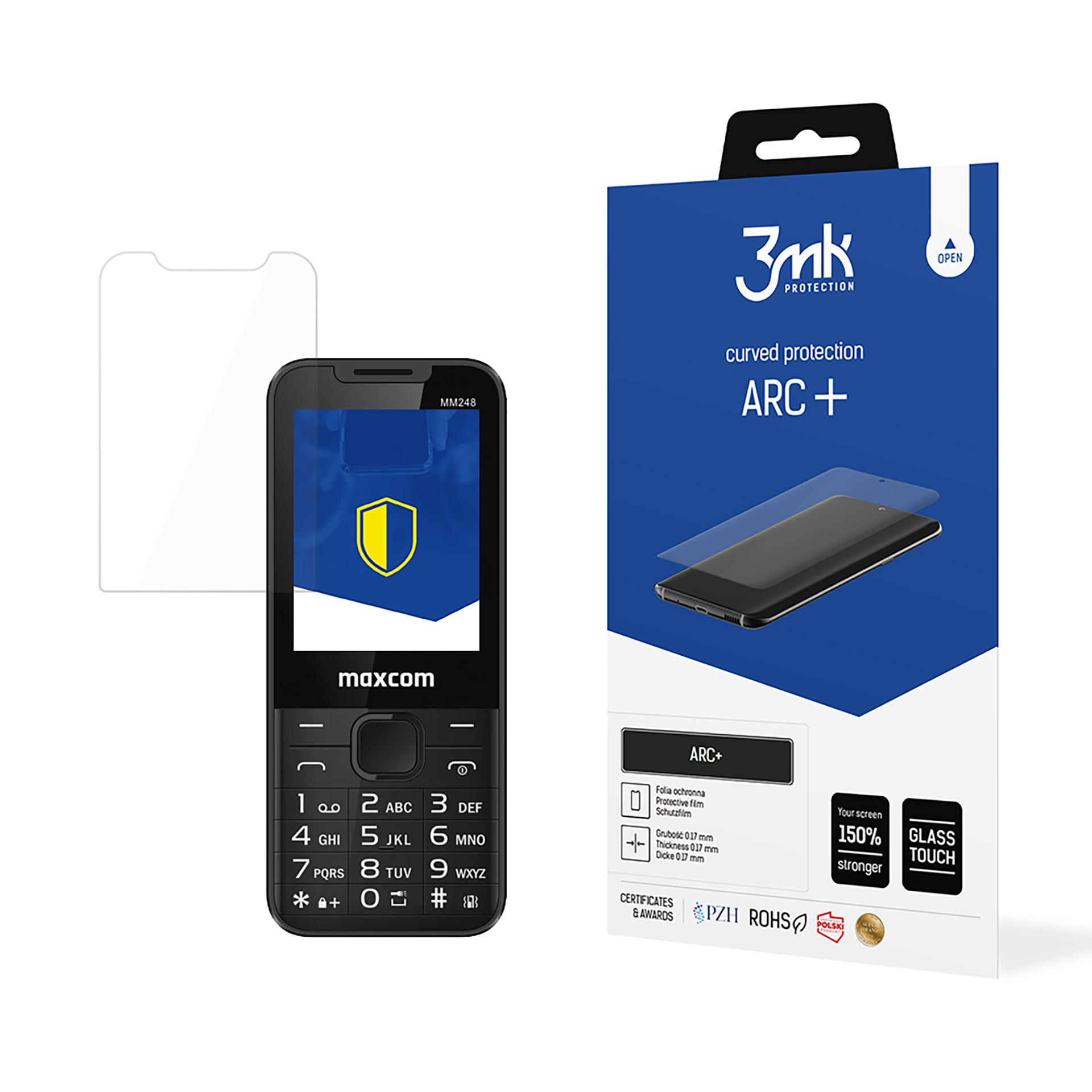 3mk ARC+ – tālruņa ekrāna aizsargs modelim MaxCom MM248 4G