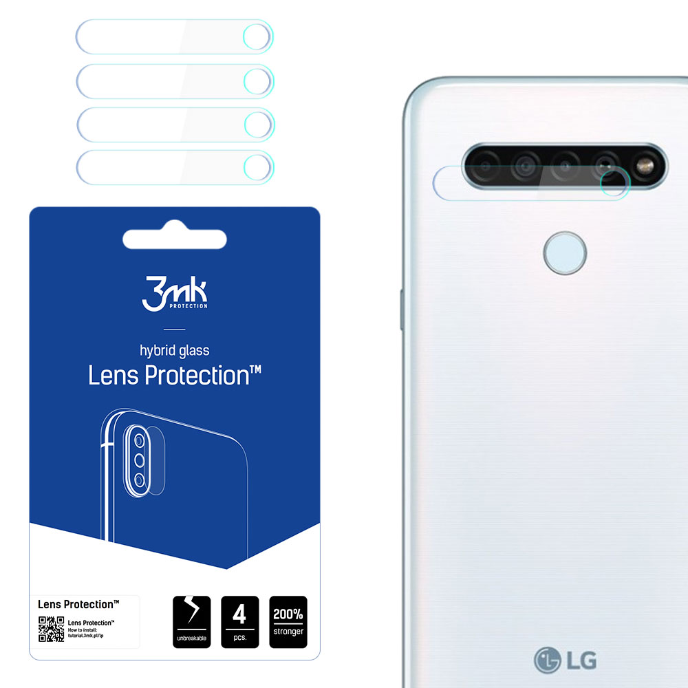 3mk Lens Protection – kameras objektīva aizsargs modelim LG Q61