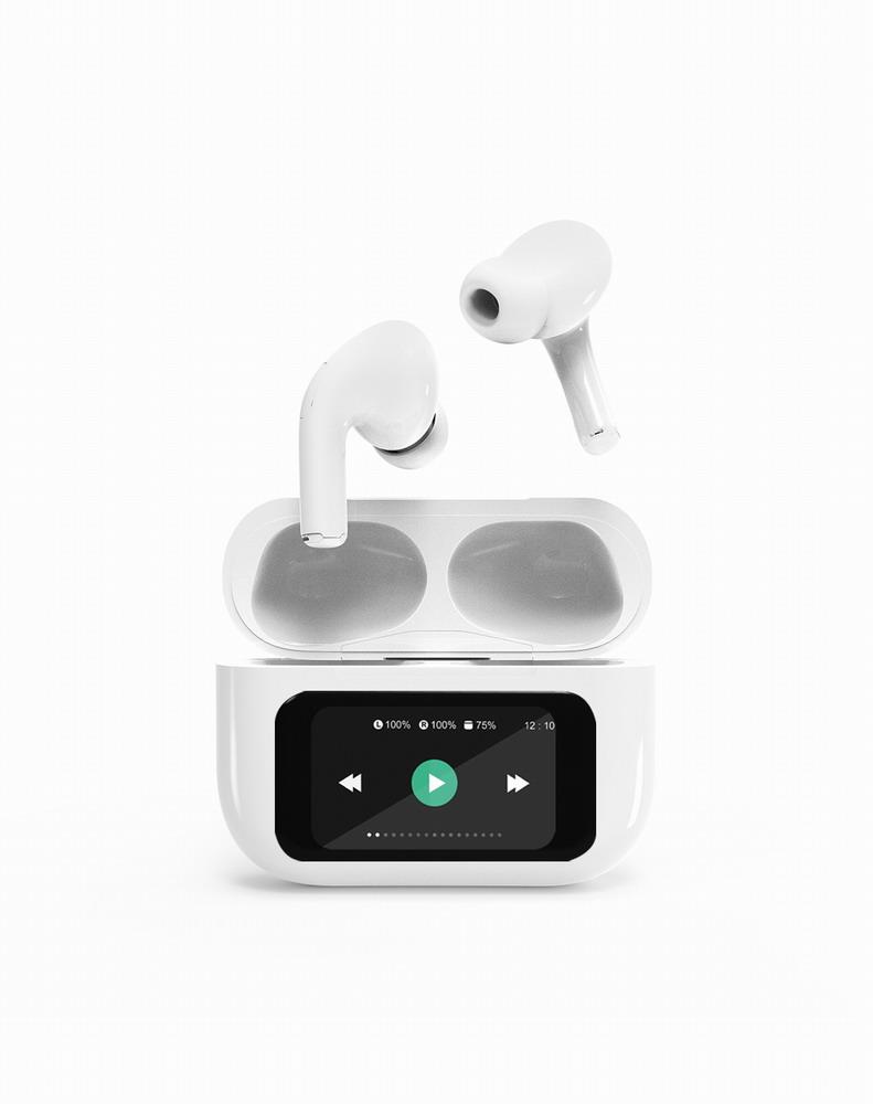 Gembird Bluetooth austiņas (TWS-LCD-ANC-01-W) – balts