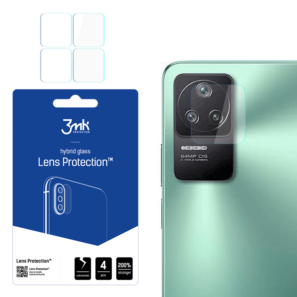 3mk Lens Protection – kameras objektīva aizsargs modelim Xiaomi POCO F4 5G