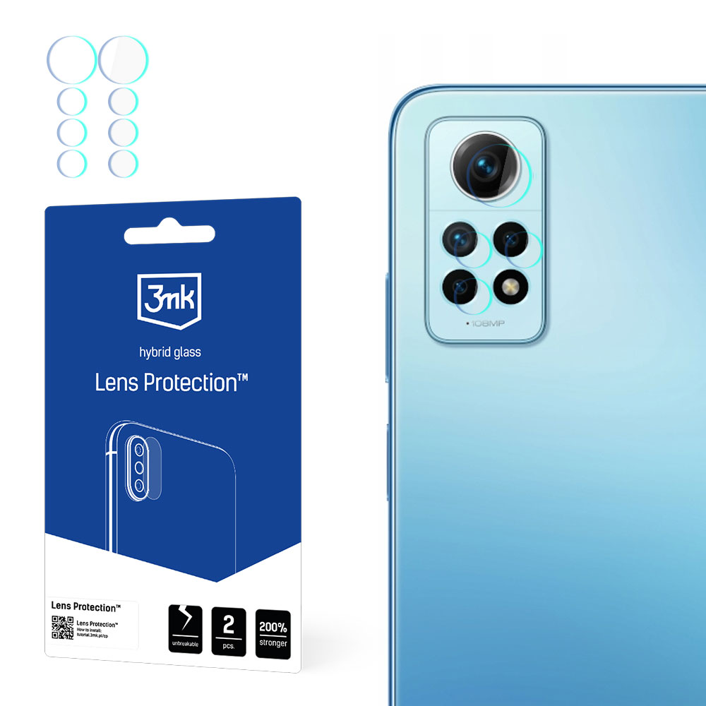 3mk Lens Protection – kameras objektīva aizsargs modelim Xiaomi Redmi Note 12 Pro 4G