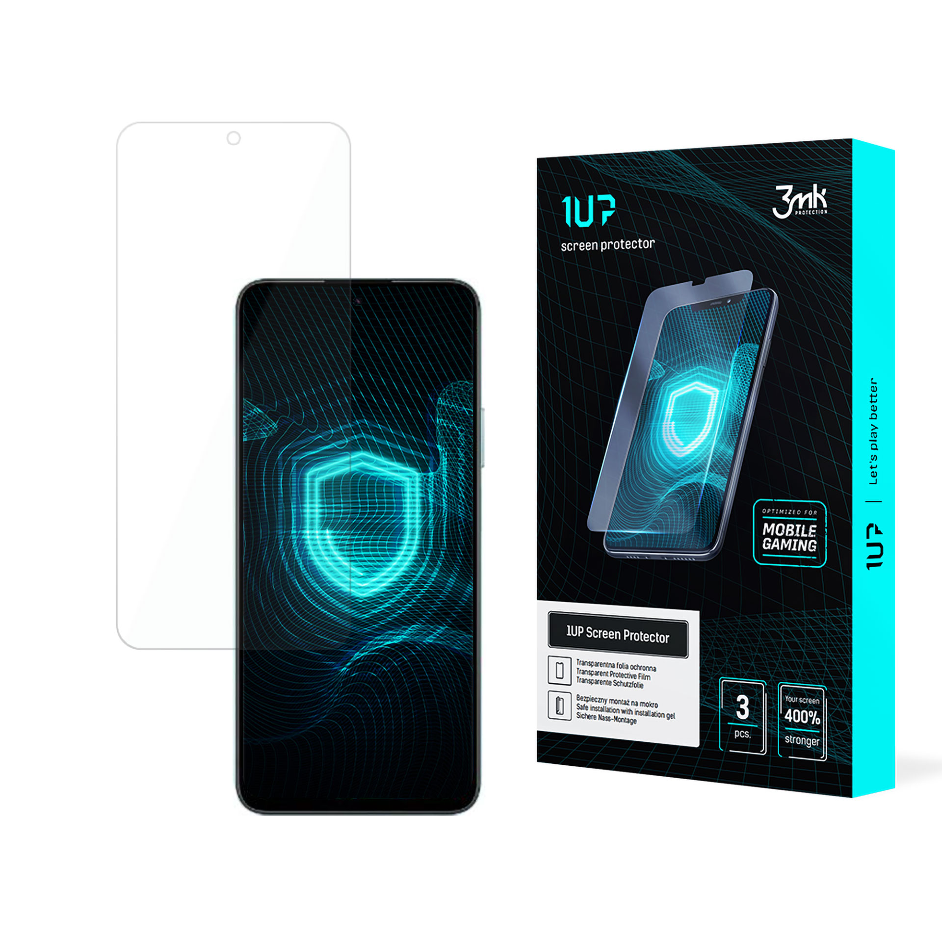 3mk 1UP – tālruņa ekrāna aizsargs modelim Honor 90 Smart