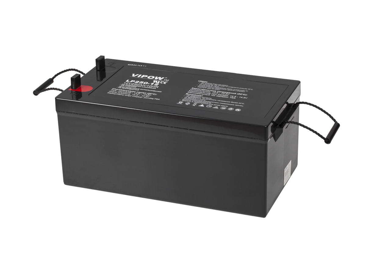 Gēla akumulators VIPOW, 12 V, 250
