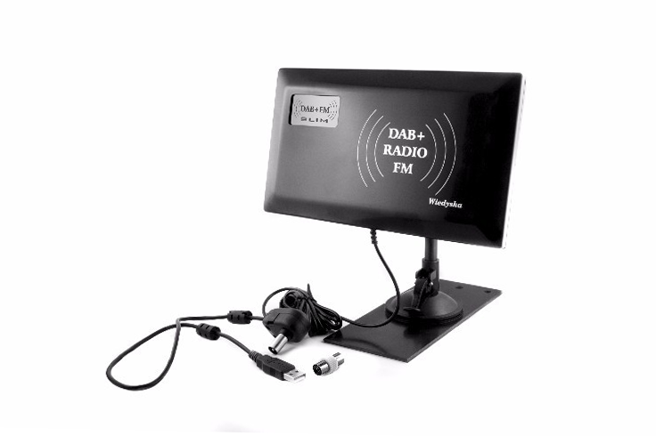 Inne Wiedyska FM+DAB SLIM radio antena