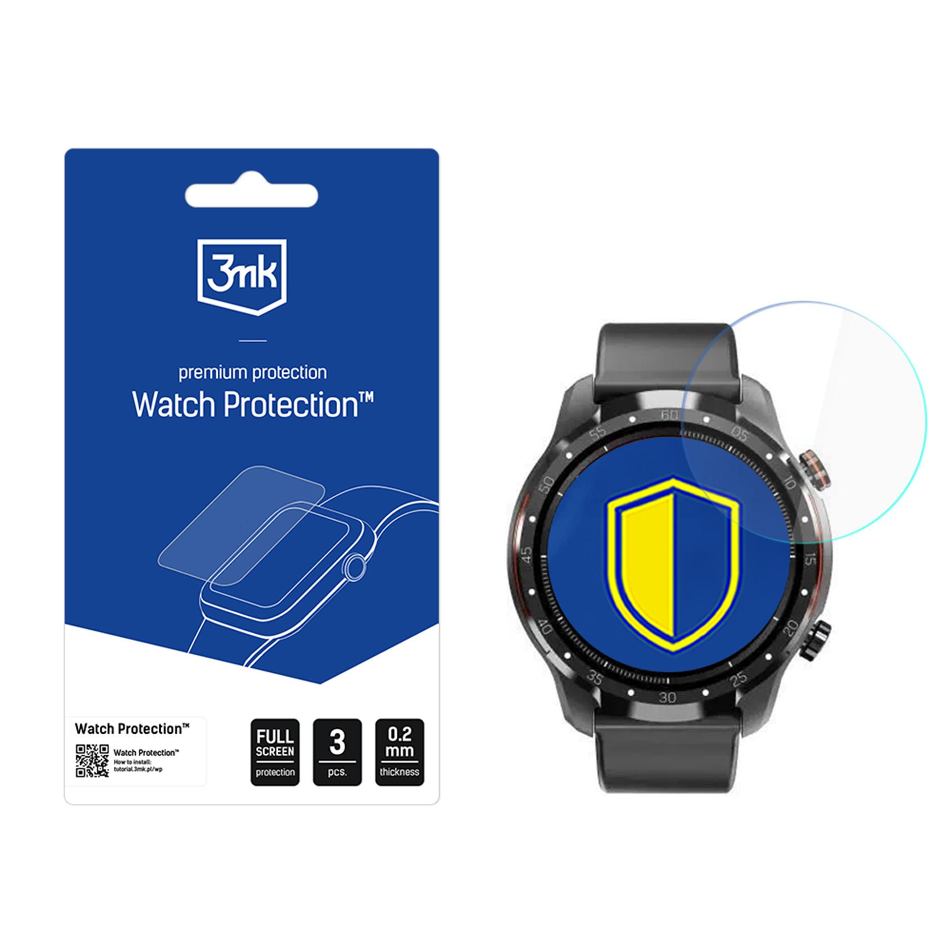 3mk Watch Protection FlexibleGlass – viedpulksteņa ekrāna aizsargs modelim Maxcom FW01 Uran