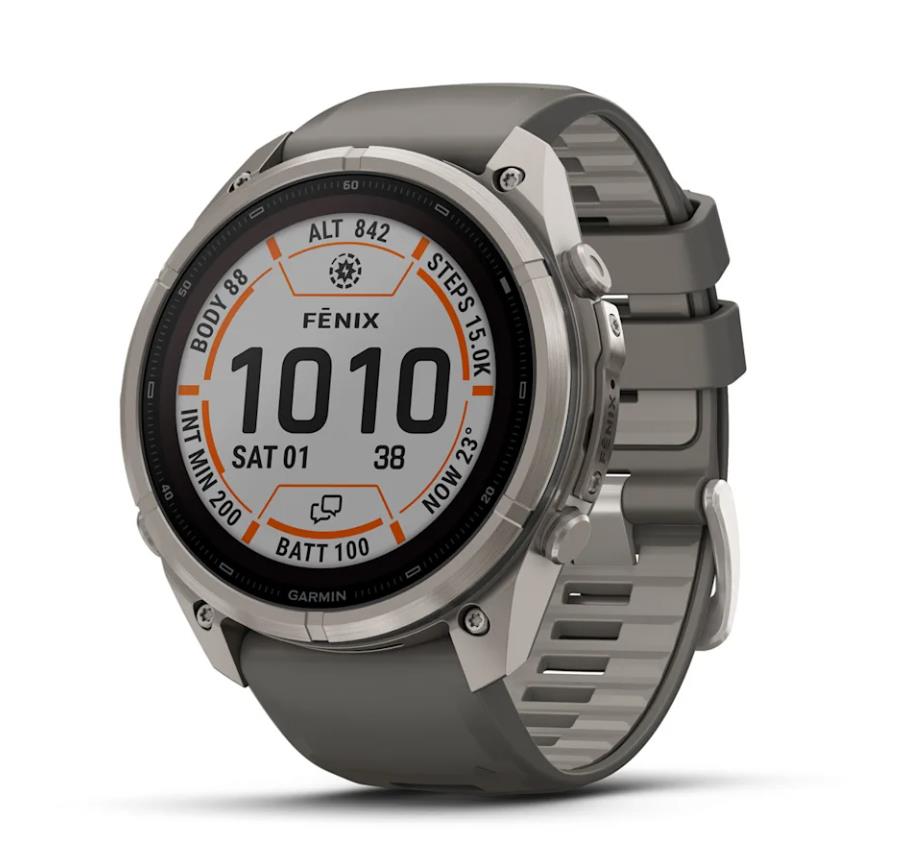 Garmin Fenix 9 Pro Solar viedpulkstenis, Titanium, 010-04339-01