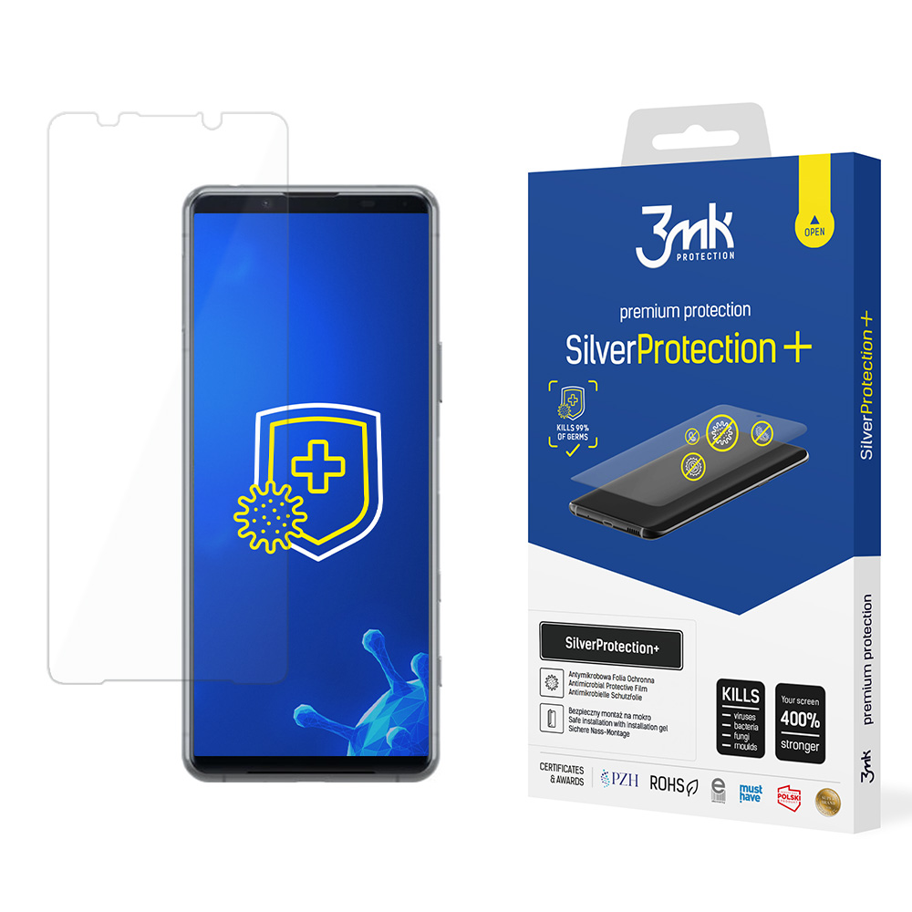 3mk SilverProtection+ – tālruņa ekrāna aizsargs modelim Sony Xperia 5 II 5G