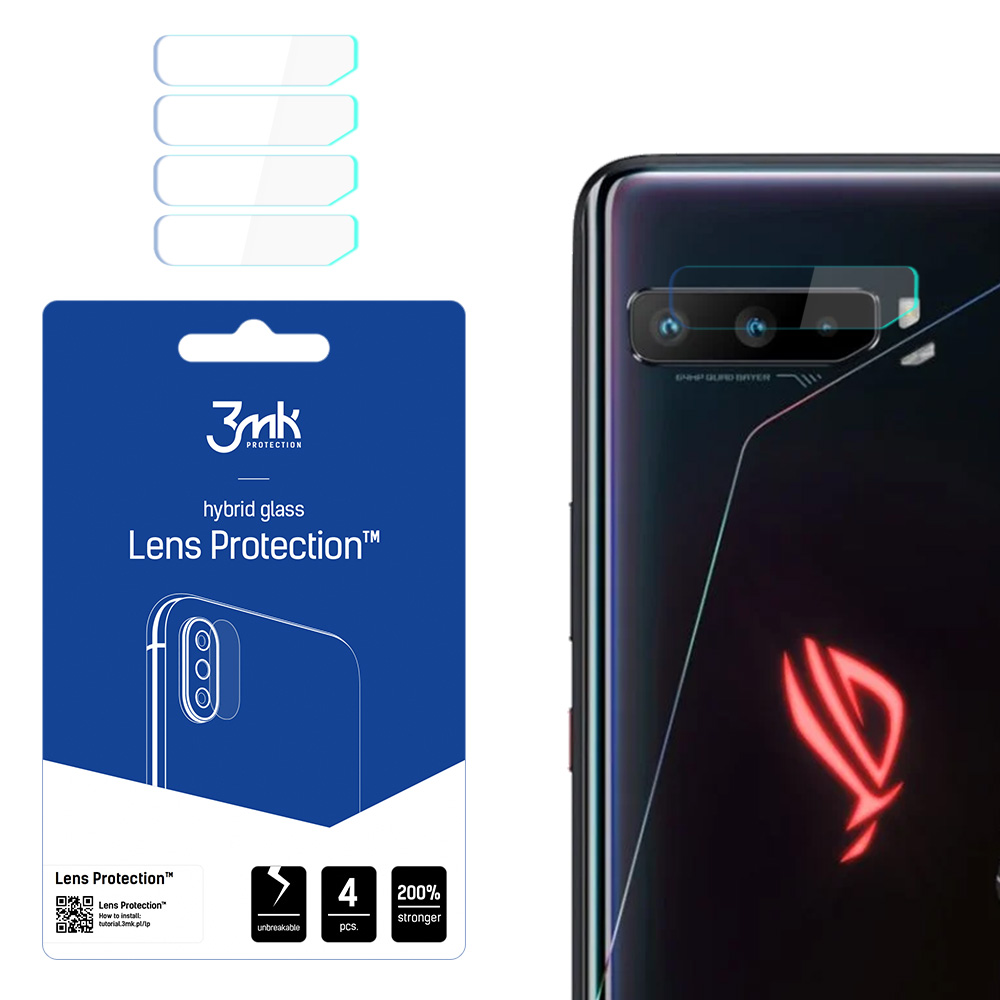 3mk Lens Protection – kameras objektīva aizsargs modelim Asus ROG Phone 3