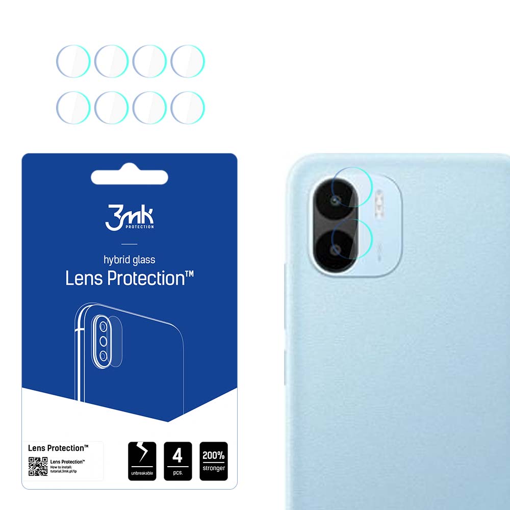 3mk Lens Protection – kameras objektīva aizsargs modelim Xiaomi Redmi A1/Xiaomi Redmi A1 Plus