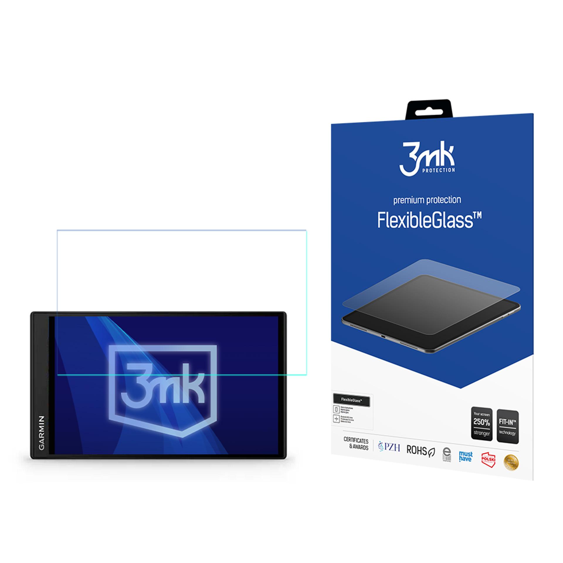 3mk FlexibleGlass (līdz 8.3") – planšetdatora ekrāna aizsargs modelim Garmin DriveSmart 76