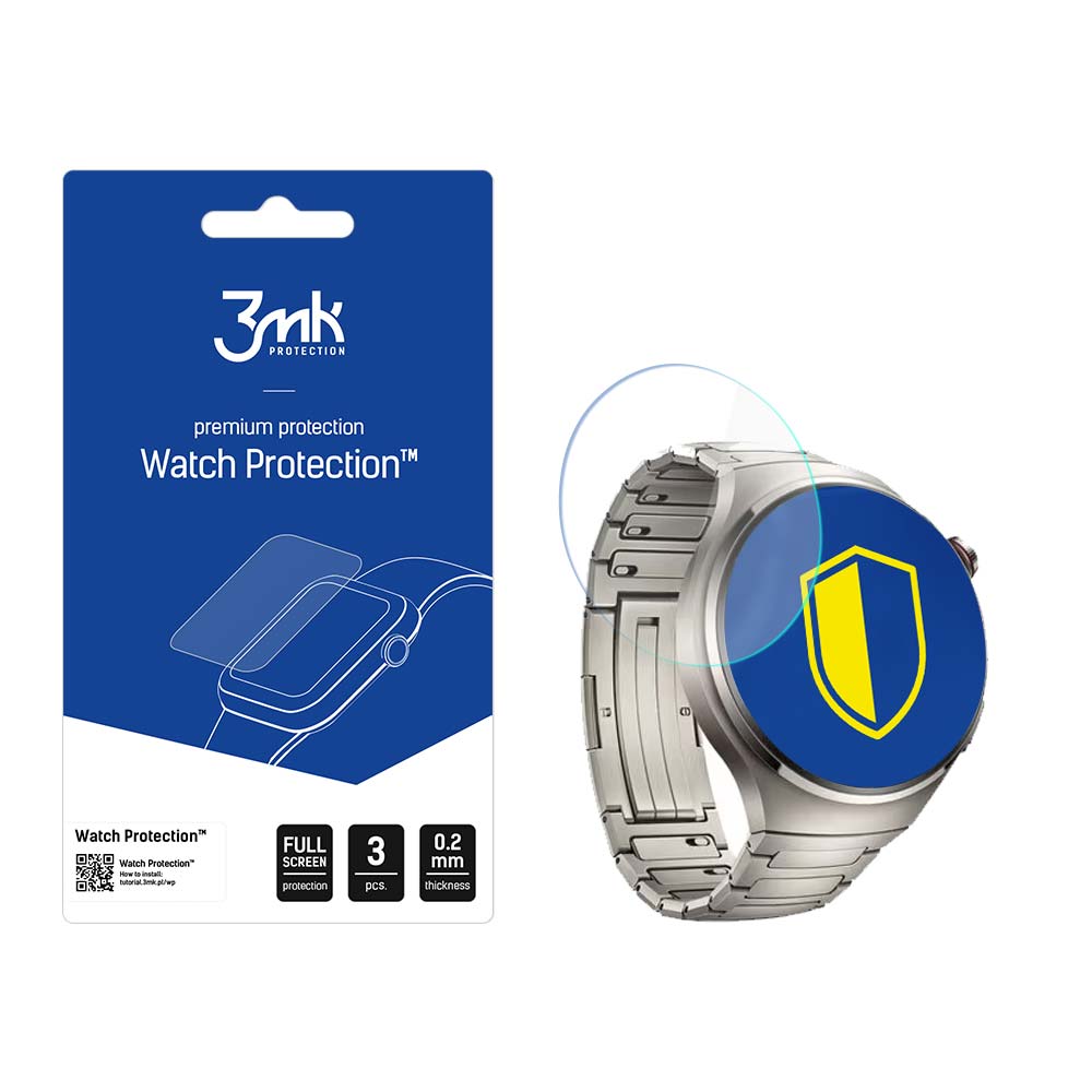 3mk Watch Protection ARC – viedpulksteņa ekrāna aizsargs modelim Huawei Watch 4 Pro
