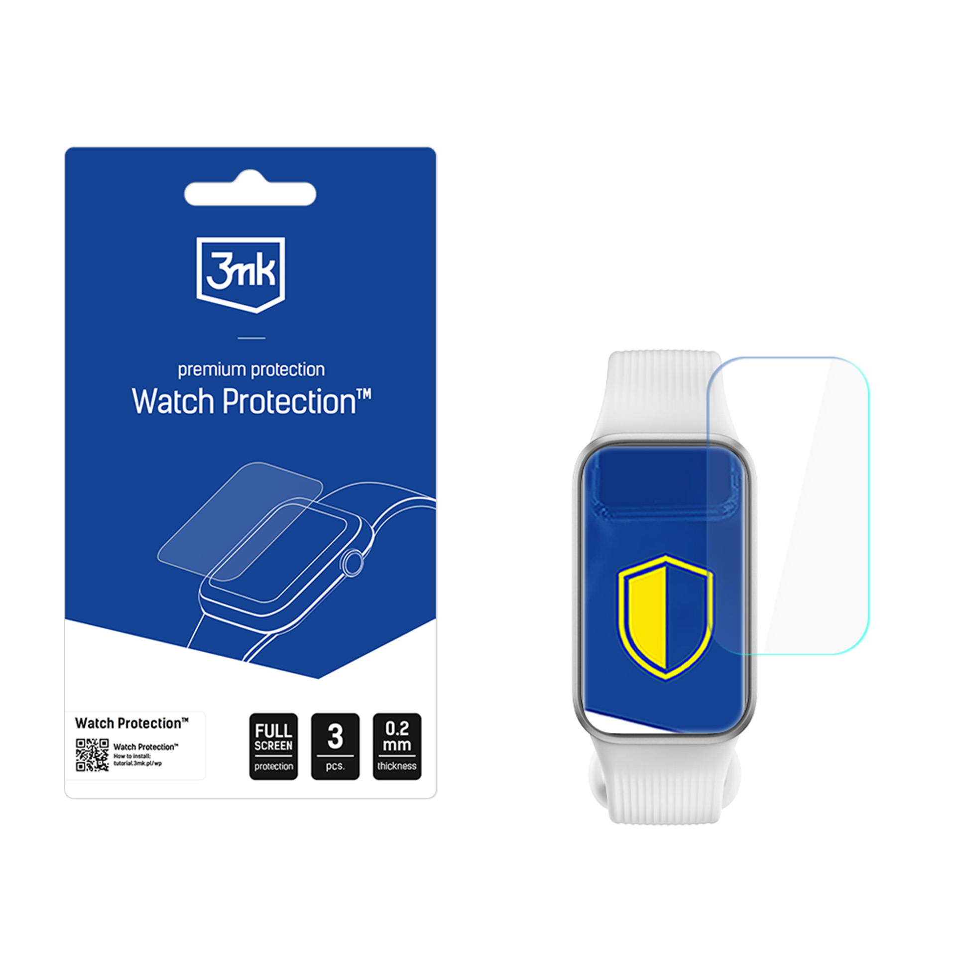 3mk Watch Protection ARC – viedpulksteņa ekrāna aizsargs modelim Xiaomi Smart Band 11 Active