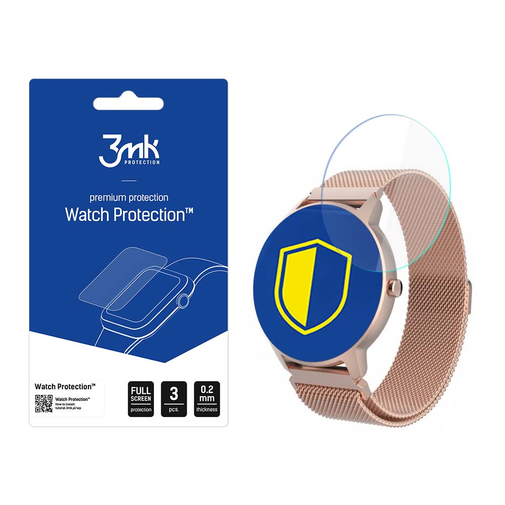 3mk Watch Protection FlexibleGlass – viedpulksteņa ekrāna aizsargs modelim Forever Forevive 2 Slim SB-325