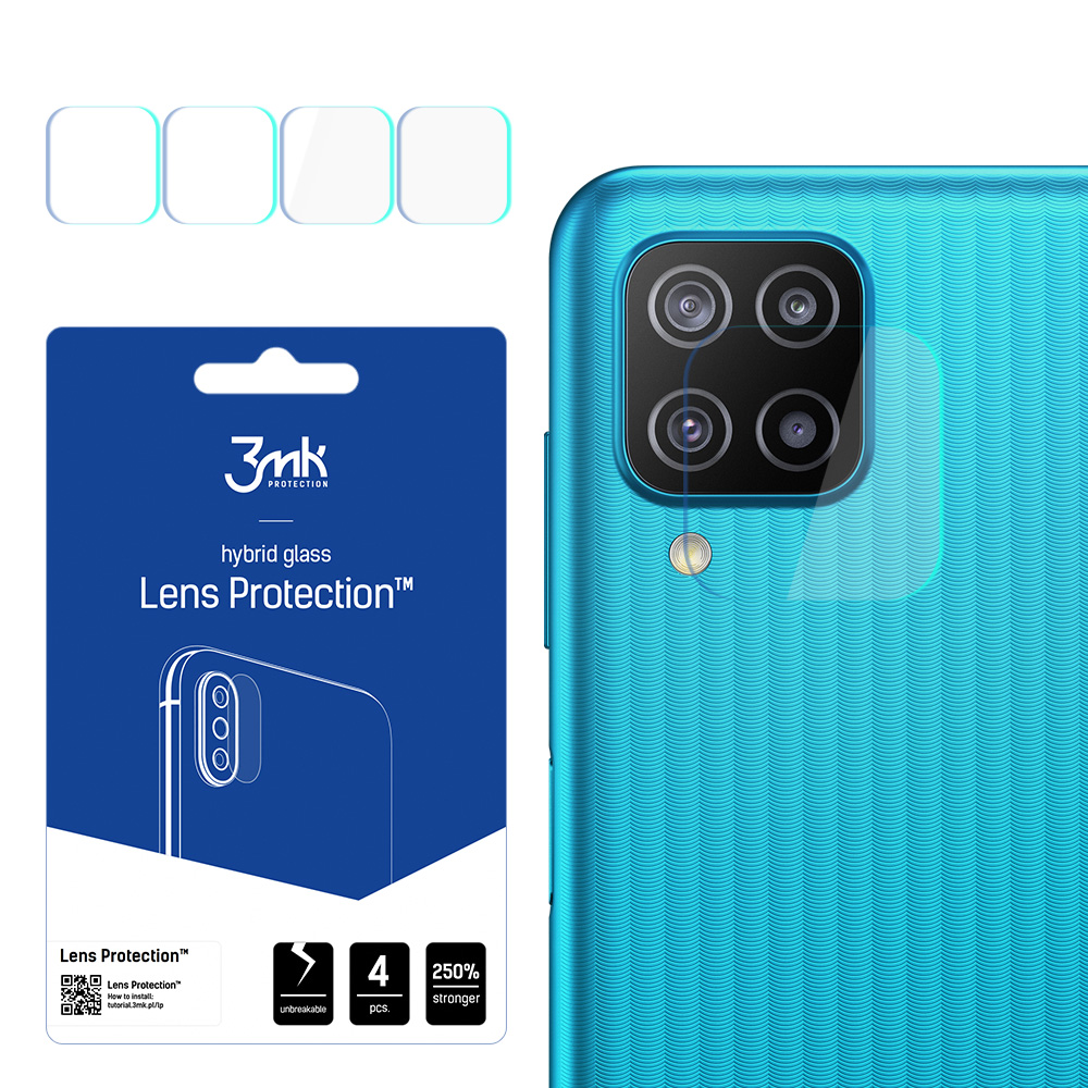 3mk Lens Protection – kameras objektīva aizsargs modelim Samsung Galaxy F12