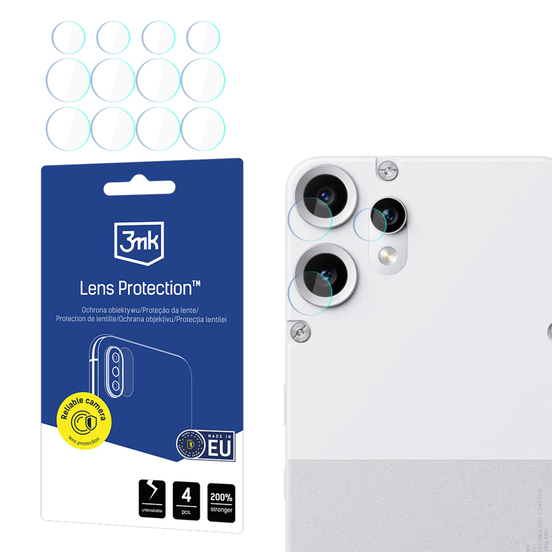 3mk Lens Protection – kameras objektīva aizsargs modelim Nothing CMF Phone 2