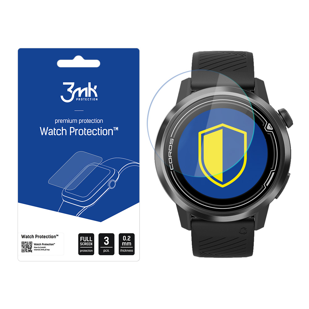 3mk Watch Protection FlexibleGlass – viedpulksteņa ekrāna aizsargs modelim Coros Apex 46mm